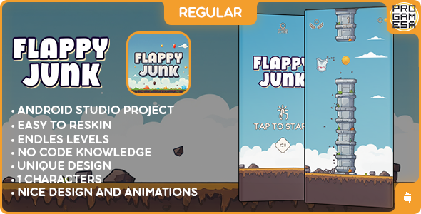 Flappy Junk Regular Android Buildbox Classic Game
