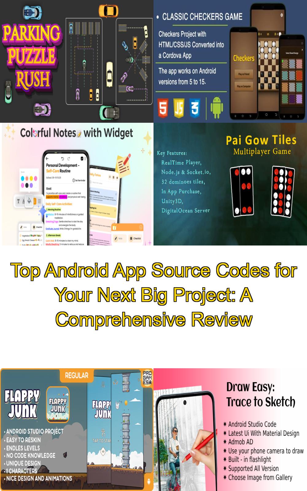 Top Android App Source Codes for Your Next Big Project: A Comprehensive Review