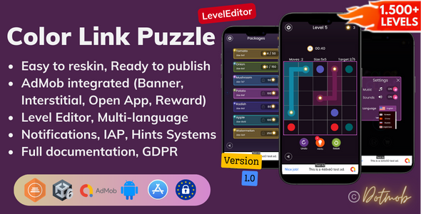 Color Link Puzzle - Unity Complete Project