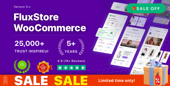 FluxStore WooCommerce - E-commerce App