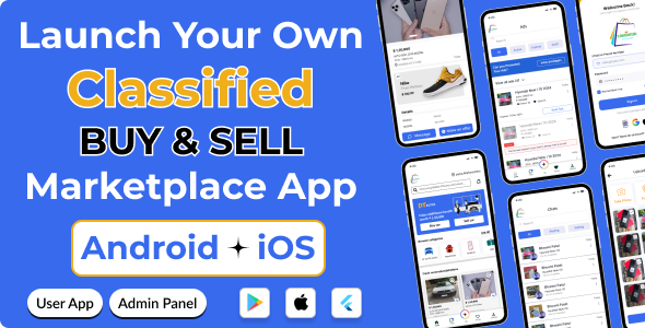DTClassified - Marketplace Flutter App