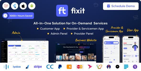 FixIt: Multi-Vendor Handyman Service App