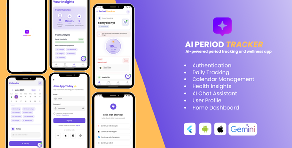 AI Period Tracker: AI-Powered Period Tracking and Wellness App