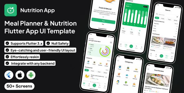 CalorieCoach - Nutrition App Template