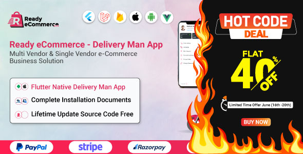 Ready eCommerce Rider App