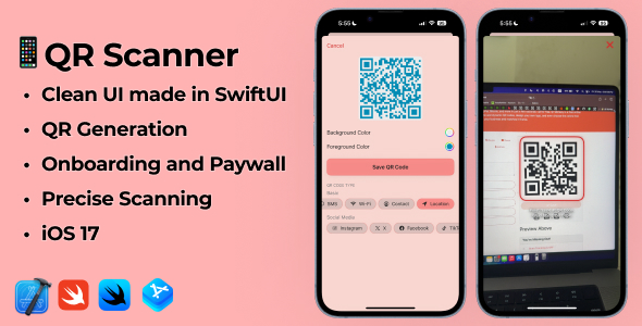 iOS 17 Swift QR Generator App