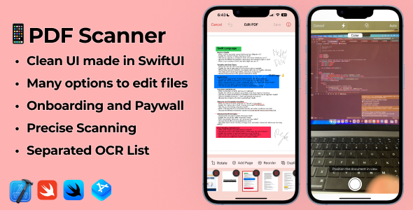 iOS 17 Swift PDF Editing App