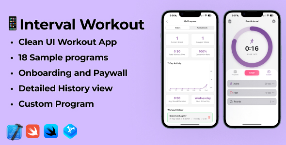 iOS 17 Swift Workout Timer App