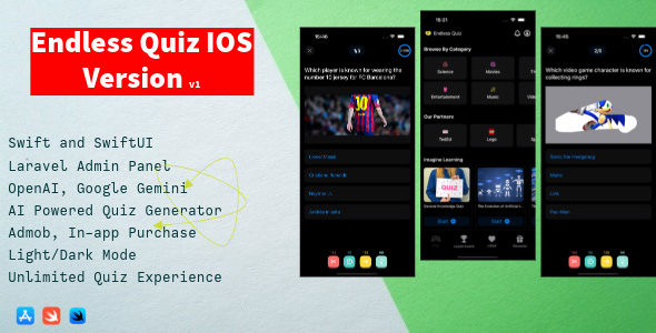 Endless Quiz iOS Quiz App