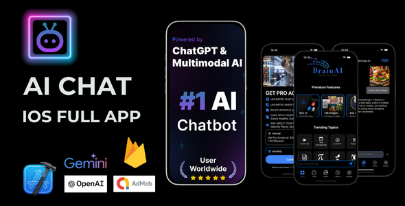 BrainAI: AI Chat Powered by OpenAI (SwiftUI)