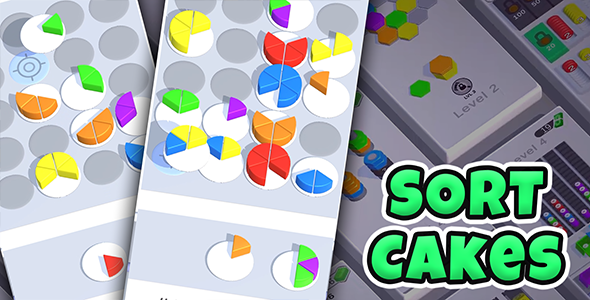 **Sort Cakes - HyperCasual Puzzle Game**