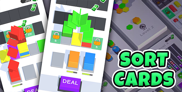 **Sort Cards - HyperCasual Puzzle Game**