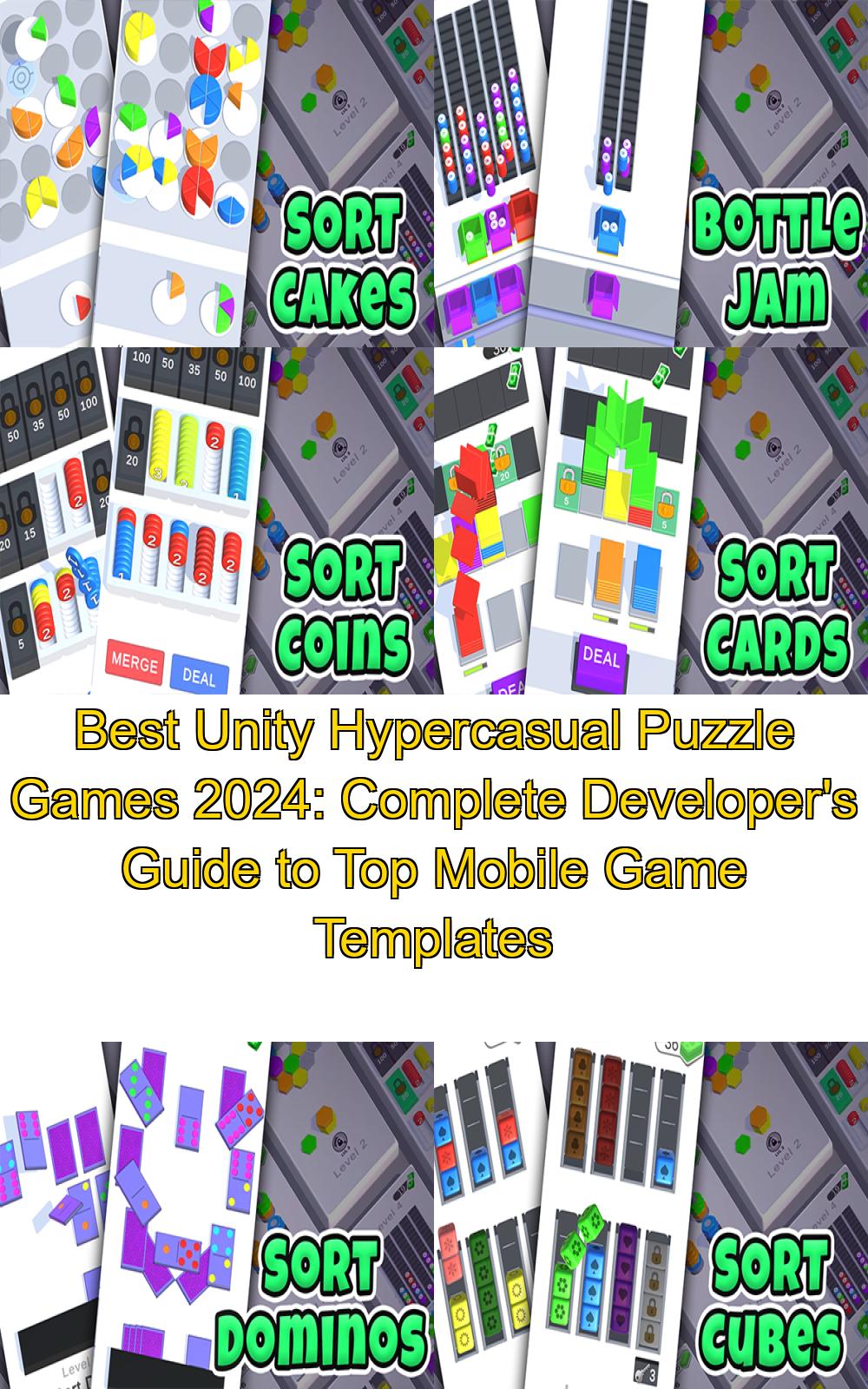 Best Unity Hypercasual Puzzle Games 2024: Complete Developer's Guide to Top Mobile Game Templates
