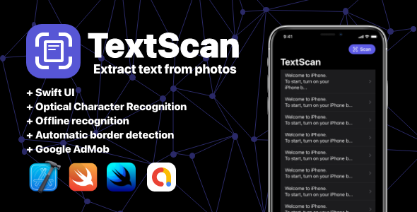 **TextScan OCR SwiftUI App**