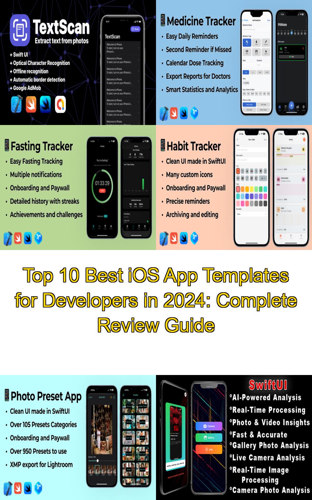 Top 10 Best iOS App Templates for Developers in 2024: Complete Review Guide