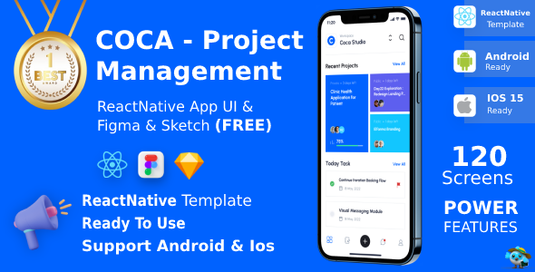 Coca Project Management App - React Native