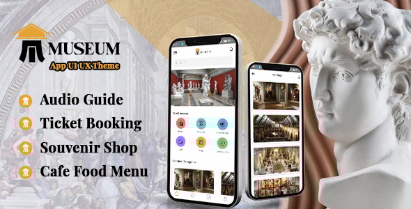 Museum App - Art Gallery Exhibition & Audio Tour Guide