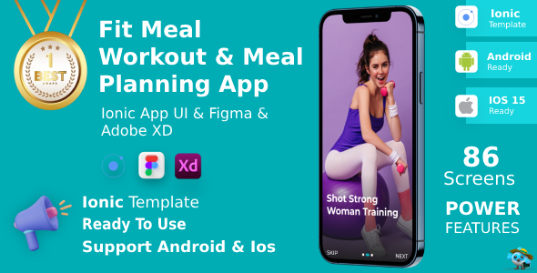 FitMeal - Ionic Fitness Meal Planning App