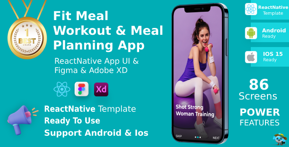 FitMeal - React Native Fitness Meal Planning App
