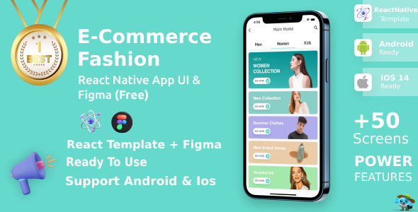 Ecommerce Fashion App - React Native Online Shopping