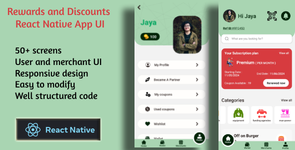 PromoCodeMaster - React Native UI for Deals and Discounts