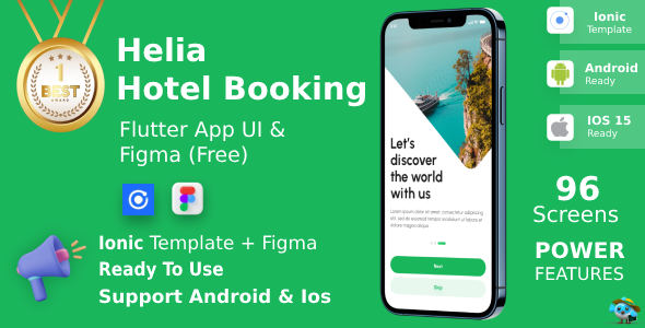 Helia - Hotel Booking Ionic Template