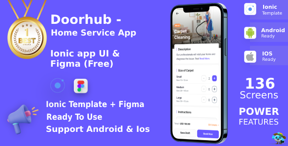 DoorHub - Ionic Home Service Provider Template