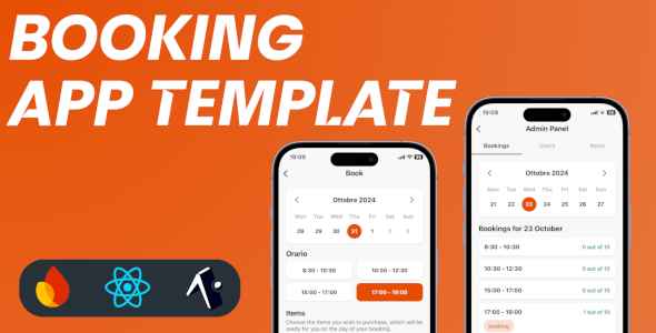 Cheap Booking App Template - React Native with Firebase