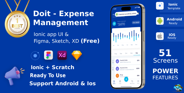 DoIt - Ionic Expense Management App