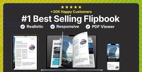 Real3D Flipbook jQuery Plugin