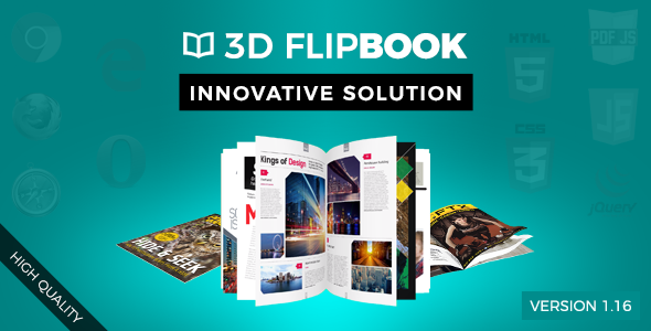 Interactive 3D Flip Book with Physics-based Animation