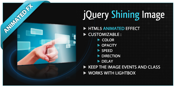 jQuery Shining Image