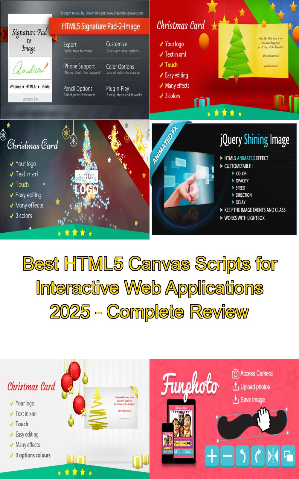 Best HTML5 Canvas Scripts for Interactive Web Applications 2025 - Complete Review