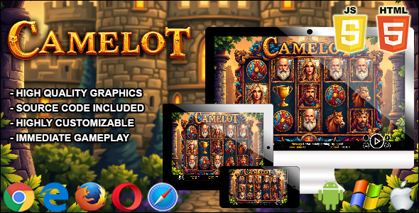 Camelot HTML5 Slot Machine