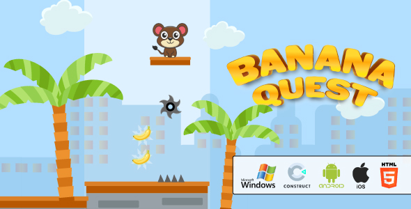 Banana Quest - Platformer Puzzle Game