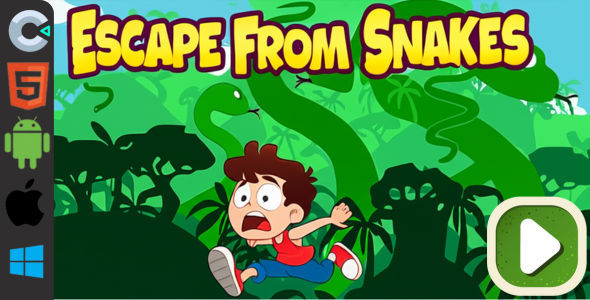 Escape from Snakes - HTML5 Construct 3