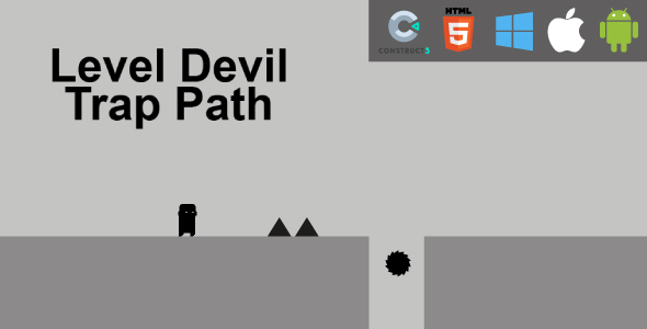 Level Devil Trap Path HTML5 Game C3P