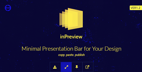 InPreview - Minimal Presentation Bar for Your Design