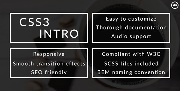 CSS3 Intro - Modern Minimal Way to Present Your Product