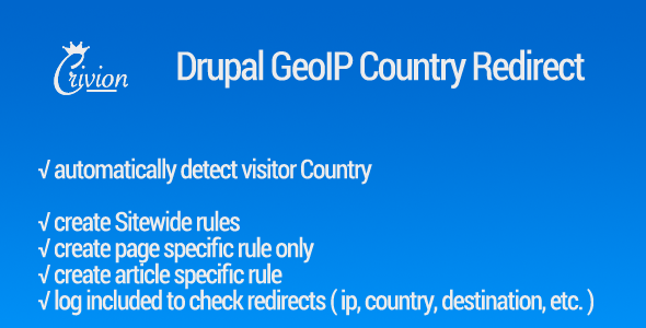 **Drupal GeoIP Country Detect & Redirect**