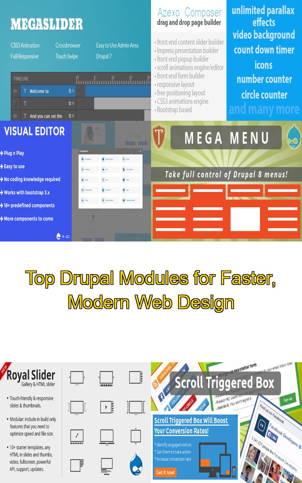 Top Drupal Modules for Faster, Modern Web Design
