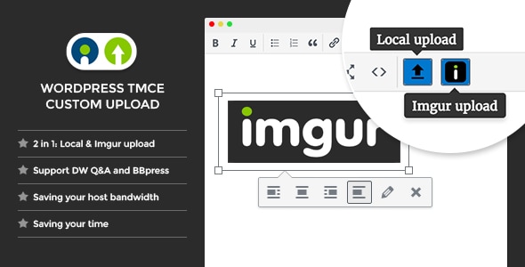 **WordPress TinyMCE Custom Upload**