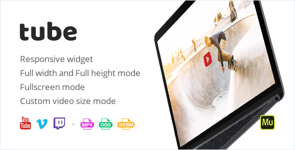 **Tube \- Responsive Adobe Muse Video Widget**