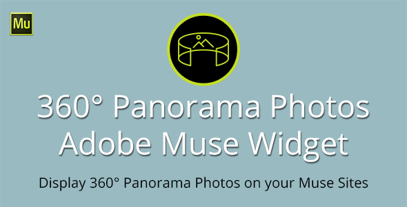 **360 Panorama Photos Widget for Adobe Muse**