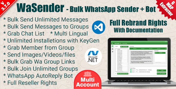 **WaSender \- Bulk WhatsApp Sender & Group Sender**