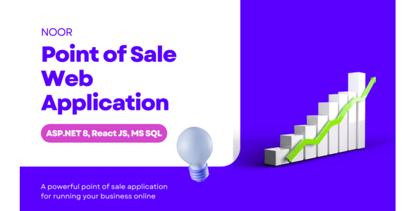 **Noor Point of Sale \- Advanced POS with Inventory & Order Tracking \(ASP.NET Core 8 & React JS\)**