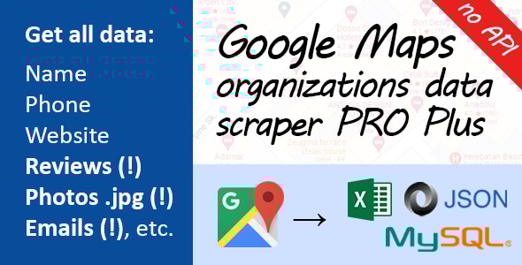 **Google Maps Data Scraper Pro Plus**