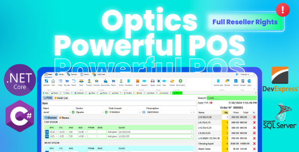 **EzziOptics \- Optical Shop Management System**