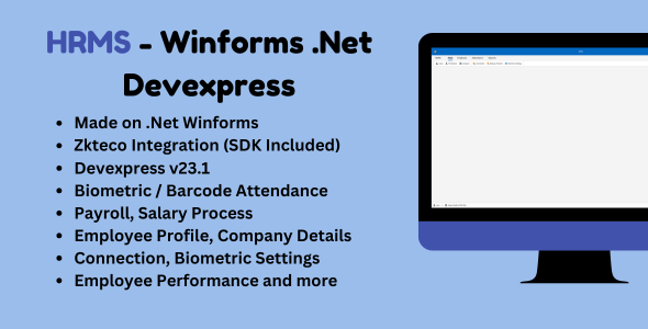 **HRMS \- DevExpress .NET WinForms**
