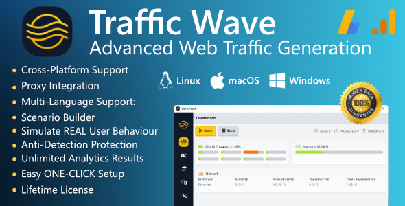 **Traffic Wave \- Advanced Cross\-Platform Web Traffic Generation**